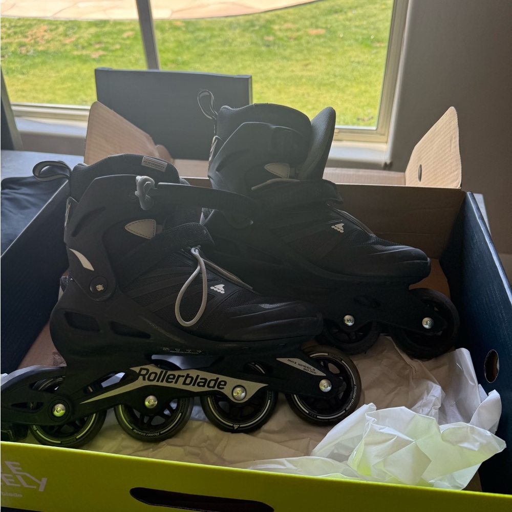 Men's Zetrablade Black Inline Skates- size 7